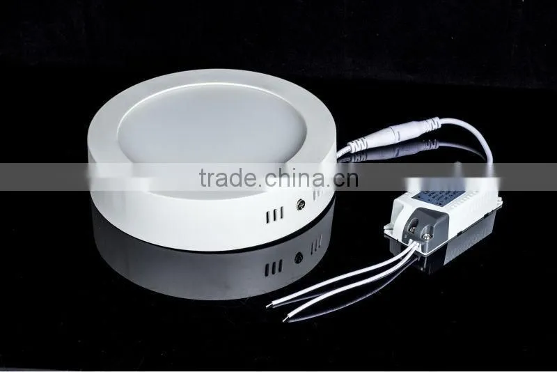 2016 best selling products 6w round led panel light surfacemounted