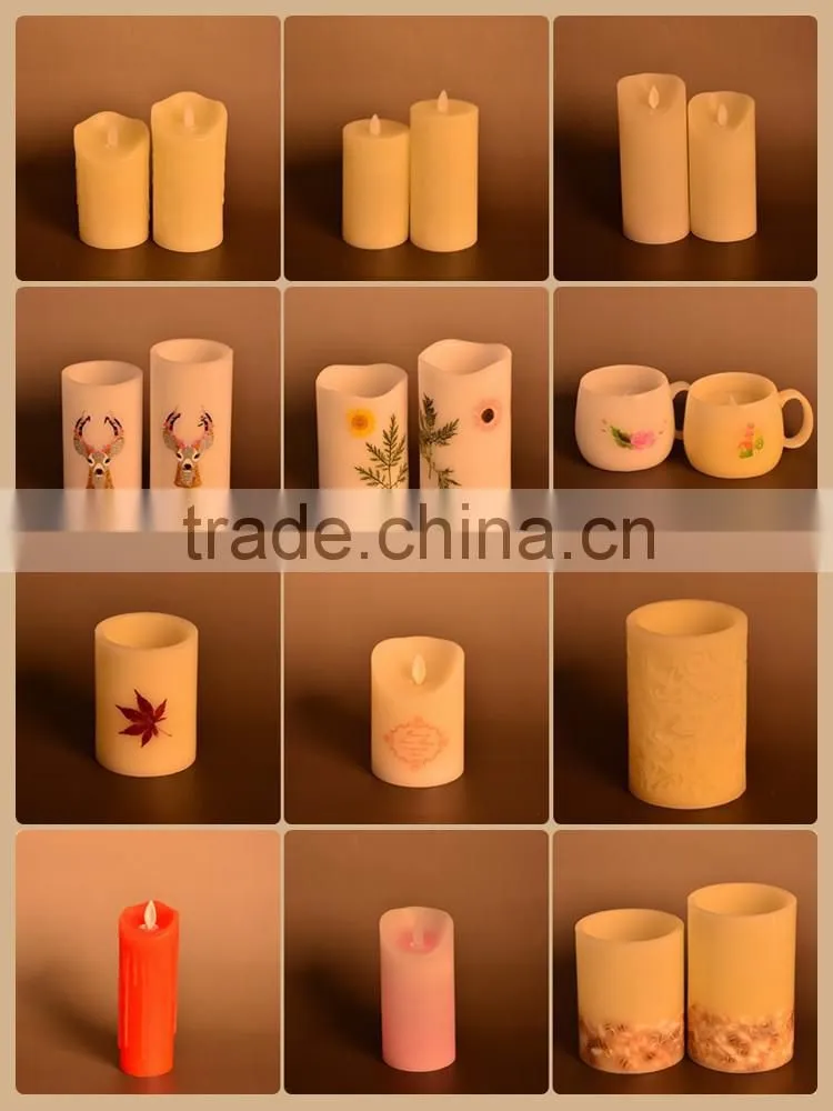 flickering led candle yellow led candle