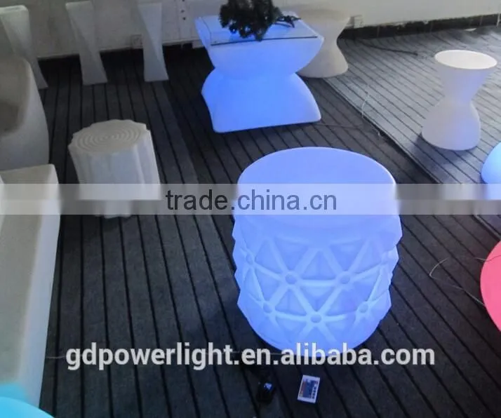 New PE plastic Stool with LED lights & remote control YXF-5048