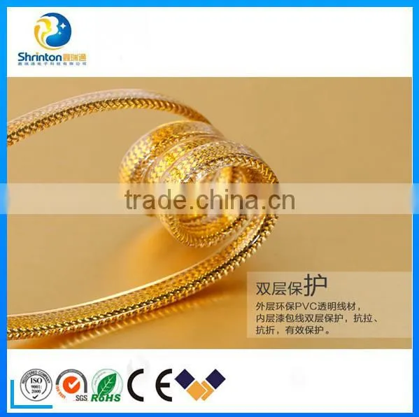 1M Length usb fast noble charge Remax Gold data line usb cable for smartphone .