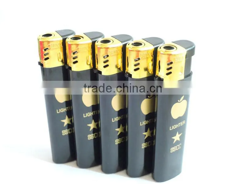 wholesale yiwu plastic electric cigarette lighter promotion logo lighter