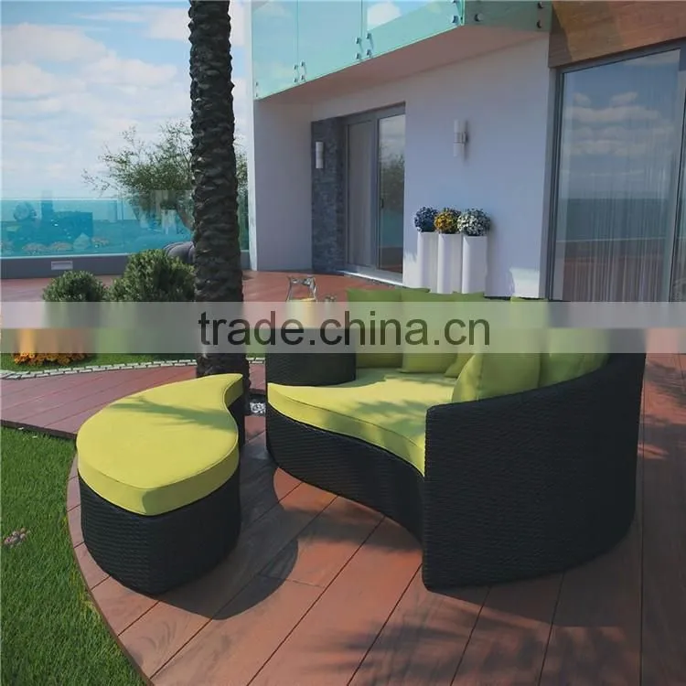 Rattan Daybed With Canopy Cheap Outdoor Waterproof Round Patio Antique Bamboo Indoor Daybed