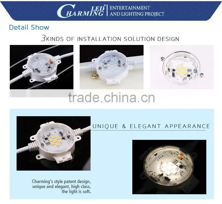 intelligent matrix control LED curtain wall light