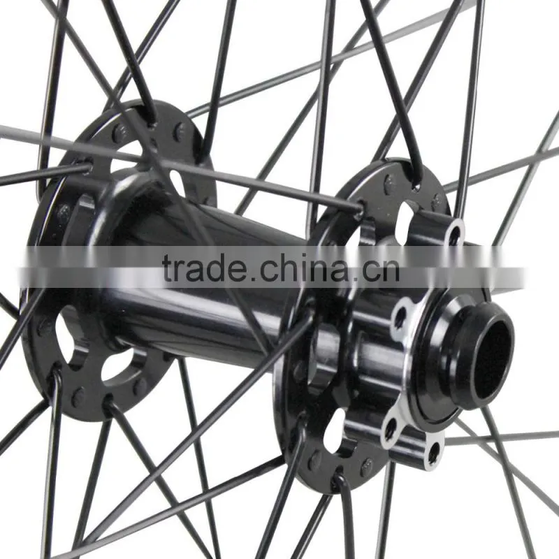 2016 light weight and strong thru axle 29er-25c clincher carbon mountain bike wheels 29er