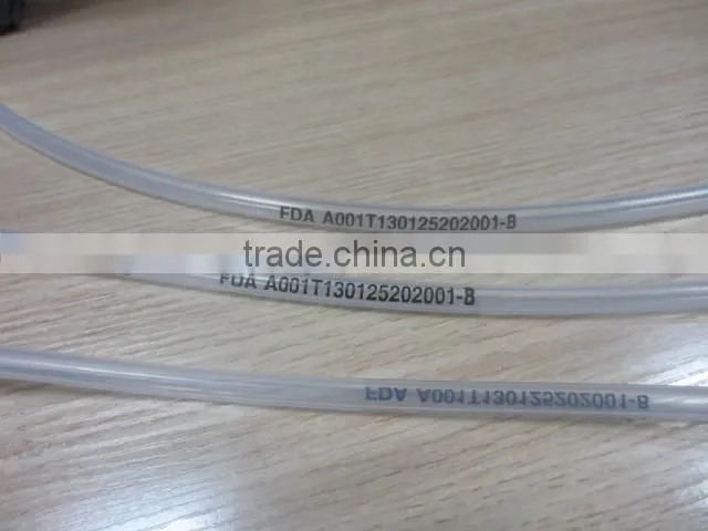 beautiful printing logo on silicone hose food grade FDA approval