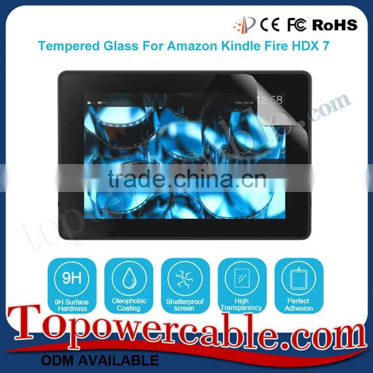 Wholesale Explosion-Proof Anti-Glare Tempered Glass Screen Protector For Amazon kindle fire HDX 7