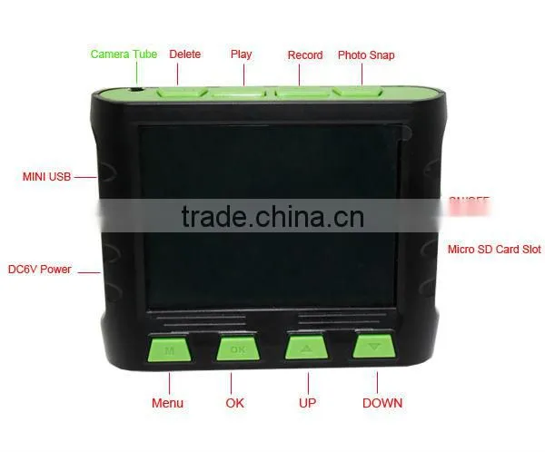 1M snake camera endoscope with 4 LED light