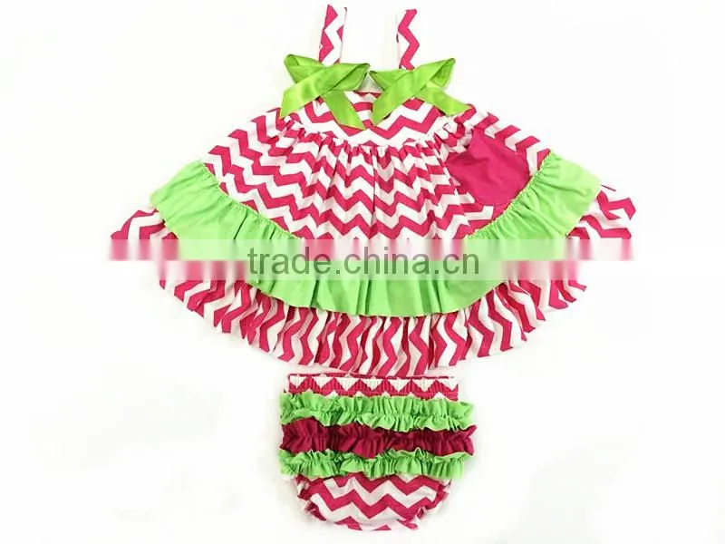 wholesale baby clothes children swing top set baby girls swing top set with bloomer