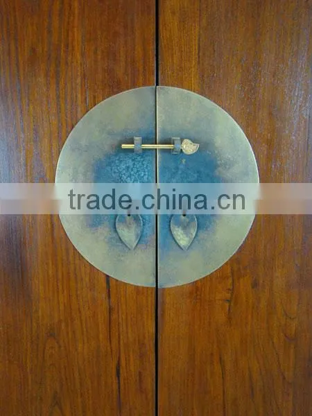 Chinese antique solid wood bedroom natural wardrobe cabinet