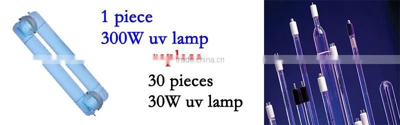 Swimming pool water treatment 300W 185nm 254nm High frequency uv lamp