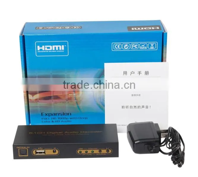 Digital Audio to Analog 5.1ch AC3 DTS audio decoder