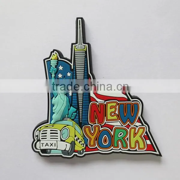 Silicone fridge magnet,PVC magent,New York magnet,Statue of Liberty magent