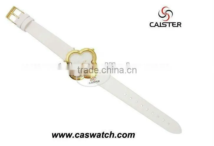 Fashion Four leaves shape ladies diamond watch with Fashion Four leaves shape ladies diamond watch with separable watch case