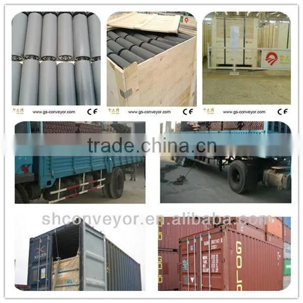 Carbon steel pipe belt conveyor trough roller