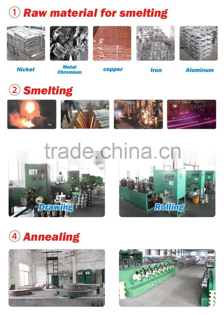 China manufacturer stranded wire,nichrome wire with high tensile