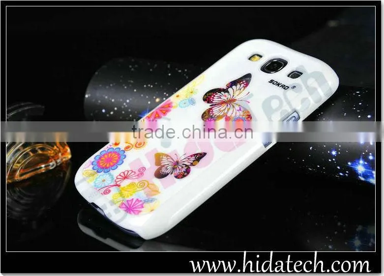 For Samsung Galaxy S3 i9300 Butterfly Flower Hard Case,Factory Direct Selling,OEM/ODM,In Stock SOKAD