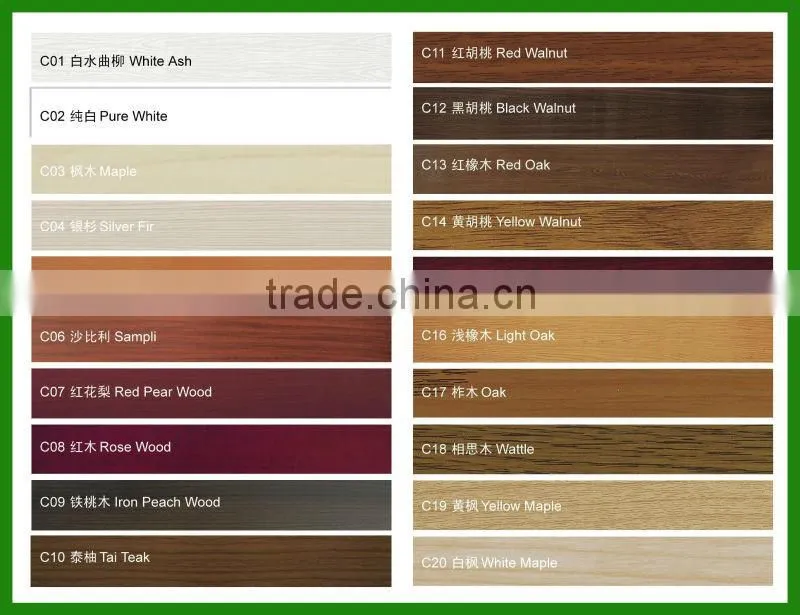 PVC Sheet Wooden Door and Window