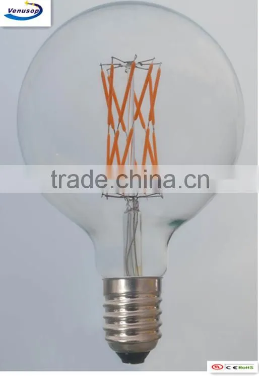 110V 230V 10 Watt /G200/G250/G300 vintage retro tyle Edison led filament globe bulb E27/E26/B22 decorate the cafe/bar/restaurant