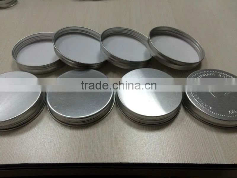 round shaped different sizes aluminum screw cap