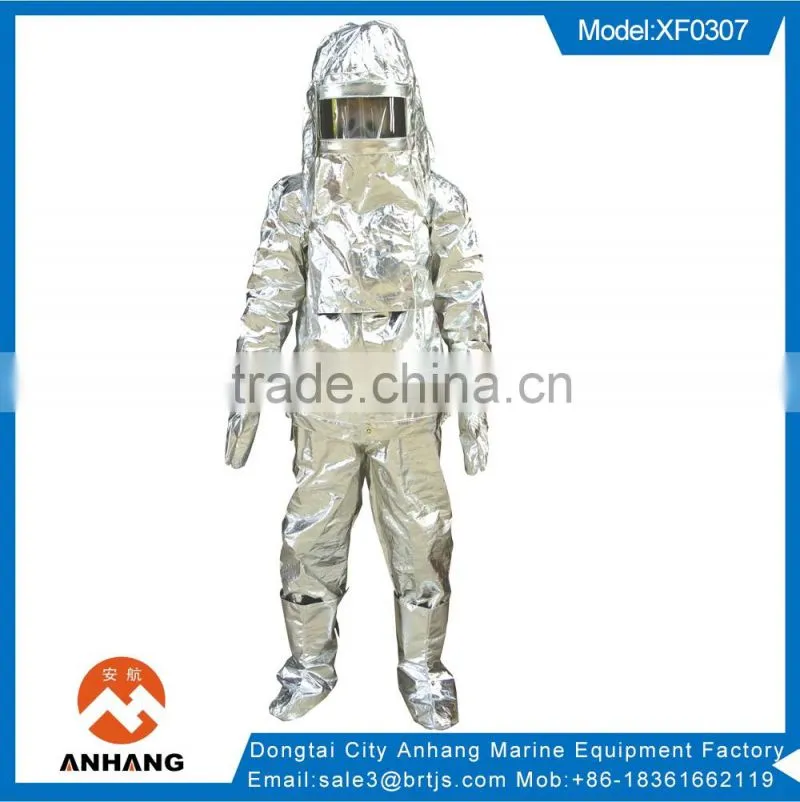 fire heat insulation suit, heat resistant suit
