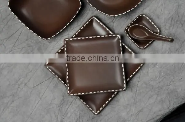 Salad Bowl Of Salad Bowl Noodle Soup Bowl The Brown Ceramic Tableware HY1671401