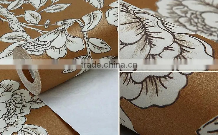 cheap classic china wallpaper home decoration wallpaper for living room