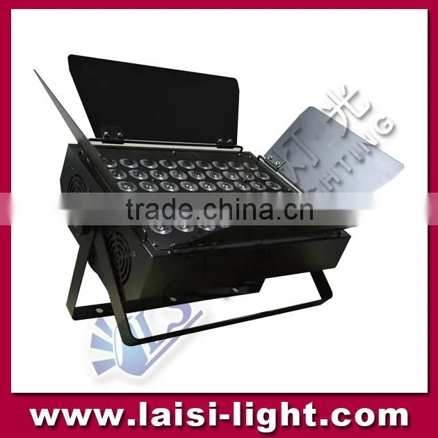 72pcs 3W led wall washer light RGBW or white color led light for tv studio