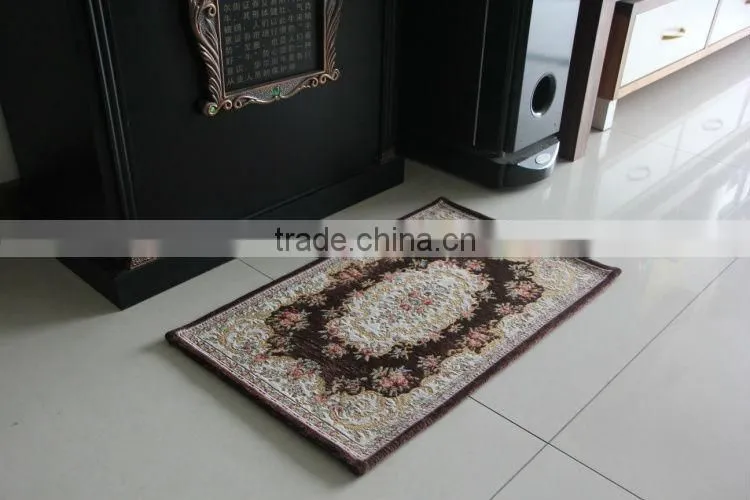 jacquard door mats Non-woven Fabrics backing floor carpet