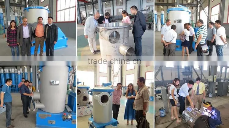 Paper recycling plant Fractionating screen/ paper pulp egg tray machine