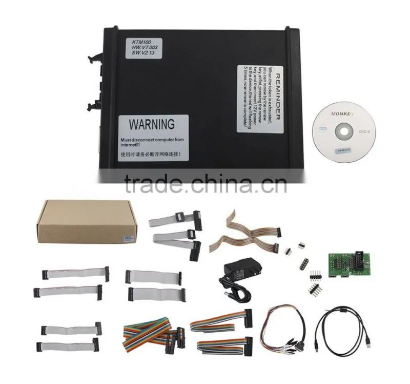 Best KTM100 V2 V2.13 Firmware V7.003 Unlimited Token Master Version ECU chip tuning kit KTM-100 K-TAG ECU Programmer Tool