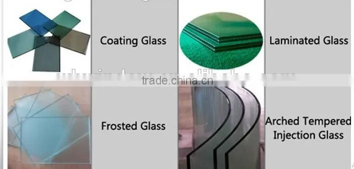 Foshan modern style and clear pastic casement window