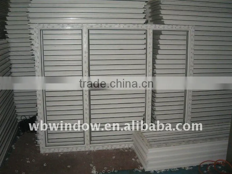 PVC 60 series inward swing french window, double casement window