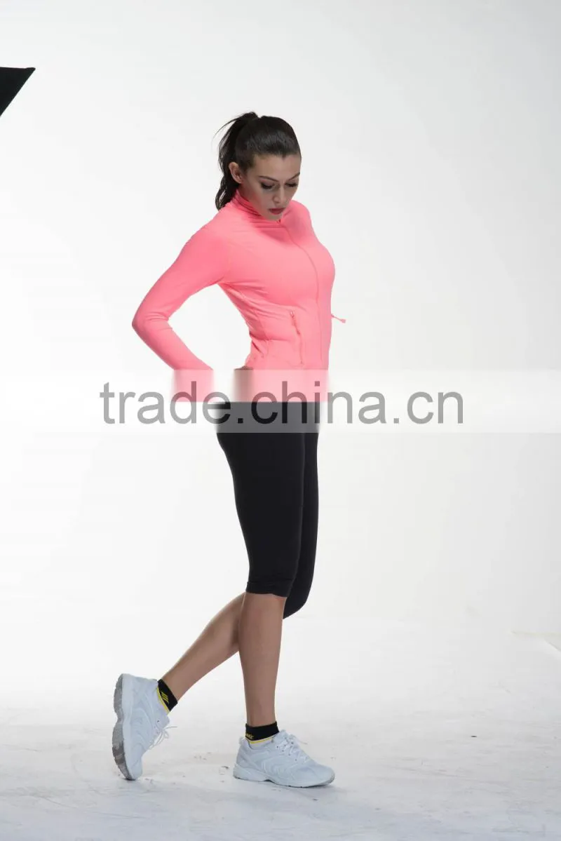 Santic Women's fitness Jacket OEM service Fitness wear cation
