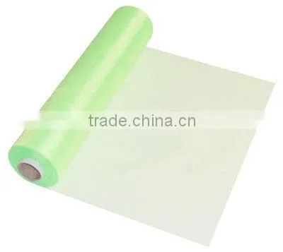 70cm Floral Decoration Sheer Snow Organza Fabric Rolls