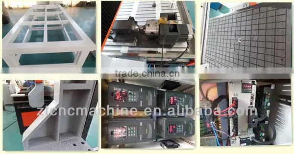 lotus plates 2.2 3.5 4.5 5.5 7.5KW Air cooling spindle cnc cuttting and engraving machine