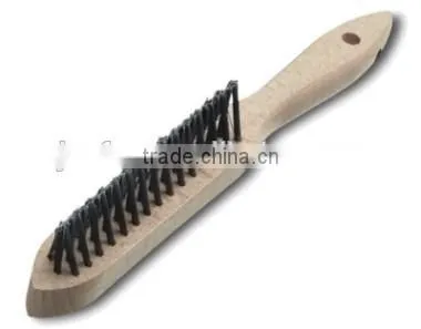V shaped wire Hand Block Paving Weed Brush