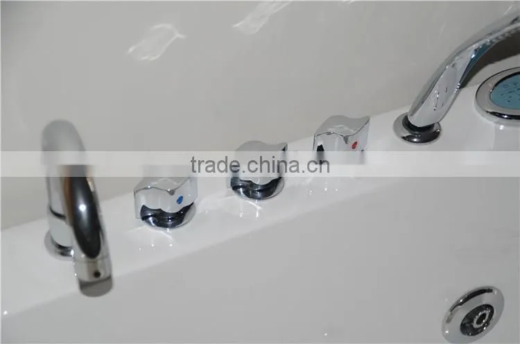 China indoor massage spa,corner bathtub with pillows,jet bath spa