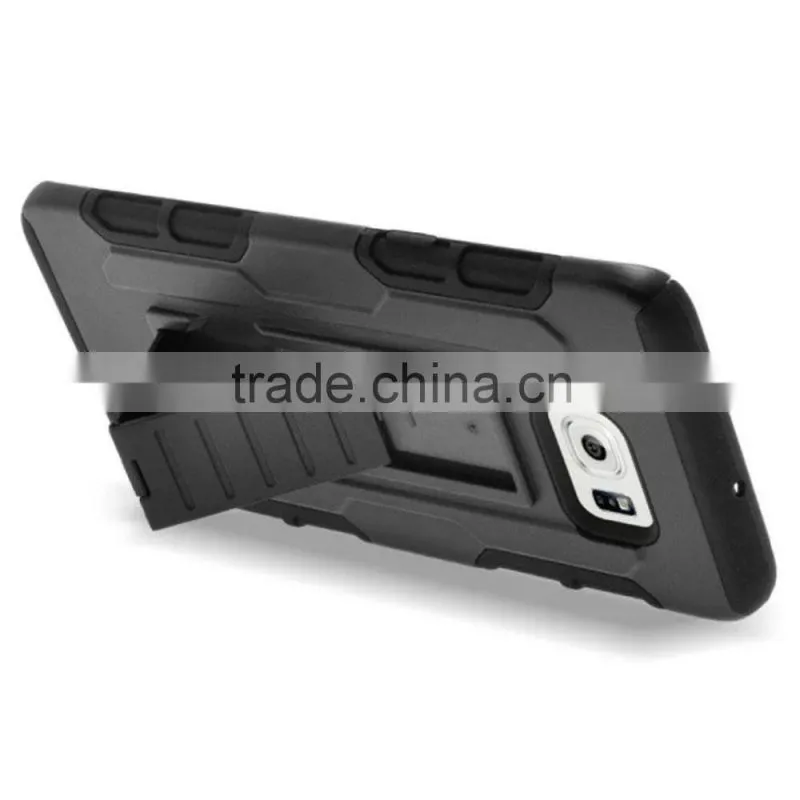 Hot Selling Hybrid Heavy Duty Rugged Armor Phone Case Cover Stand For Samsung Galaxy S7 S7 Edge