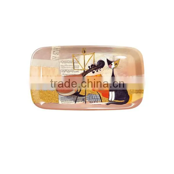 2015 Highly welcomed printing useful plastic tray