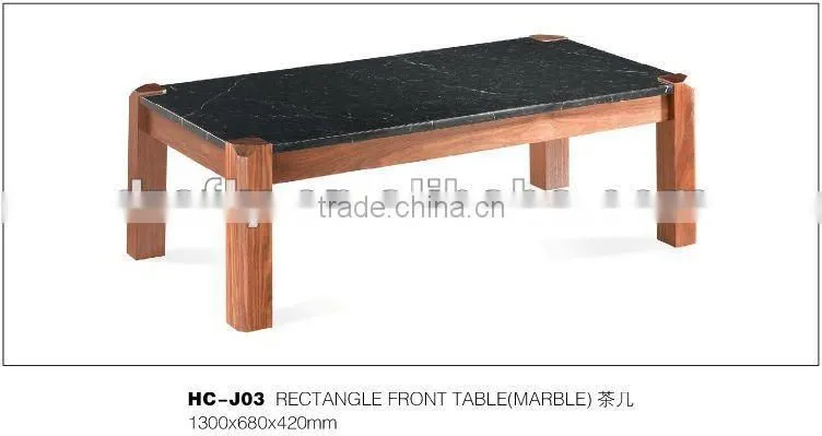 Solid walnut coffee table