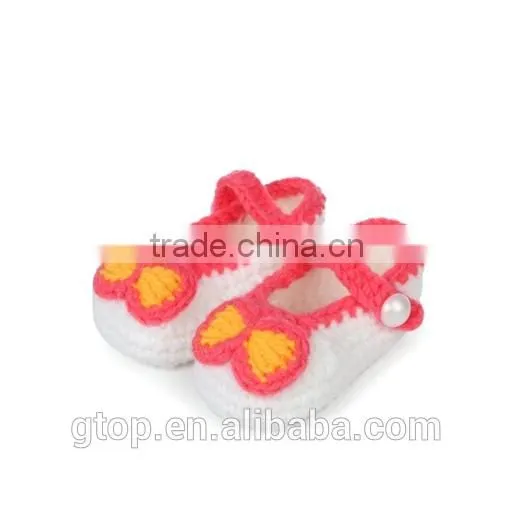 Wholesale Baby Handmade Crochet Shoes Supplier for 1-10 months old S-0032