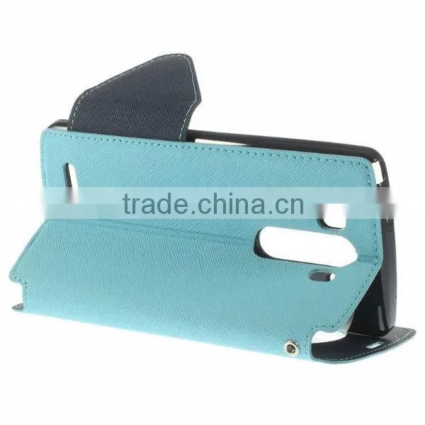 for lg g3 cover leather back cover , roar korea case wallet for lg g3 g4 g5 fancy diary phone case