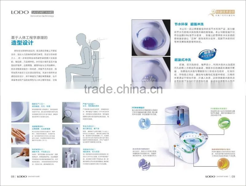 Sanitary ware ceramic washroom toilet