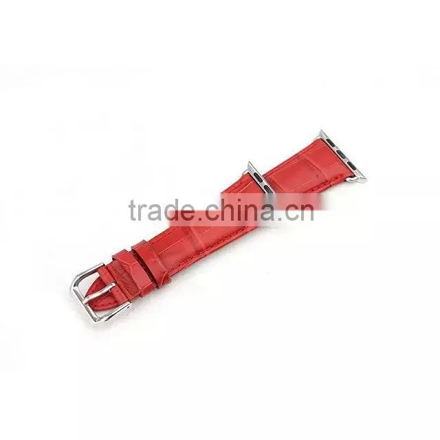 Double leather watch band for iphone watch