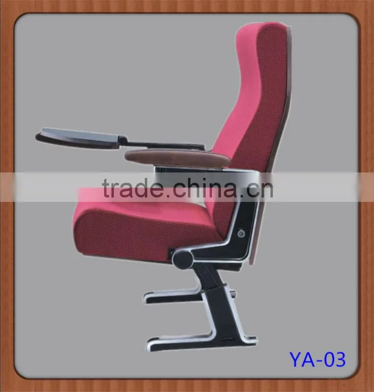 Popular cinema blue fabric auditorium seating