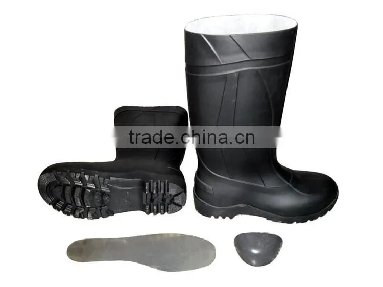 Safety PVC rain boots with steel toe,industrial boots,rain shoes