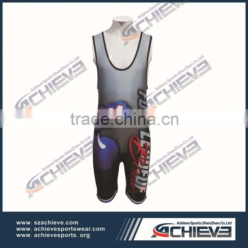Custom Wrestling Singlets sublimation Wrestling Gear