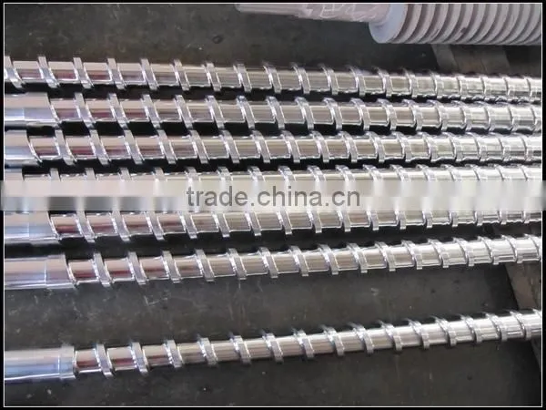 single screw injection machine screw barrel for PE plastic