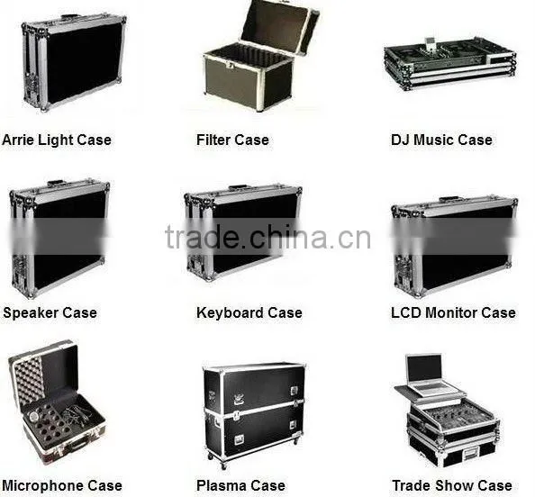 RK aluminum rack case,10U slant mixer rack/16u vertical rack system with caster board and removable covers