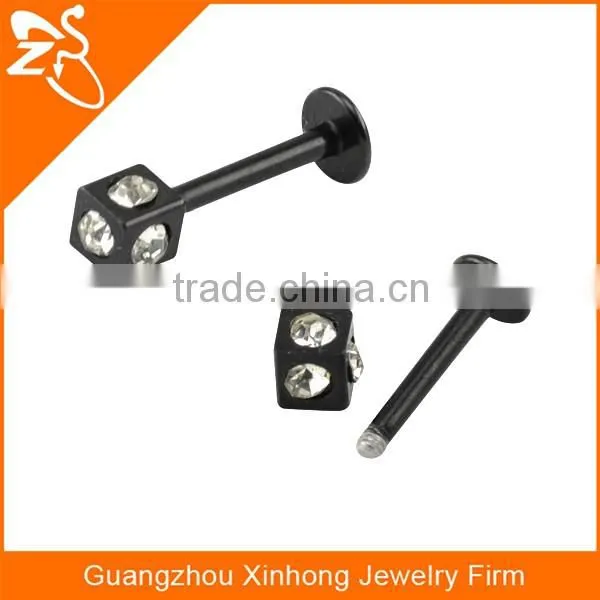 Best design body lip piercing jewelry high quality cheap lip ring for young ladies